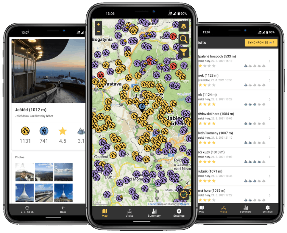 Slike zaslona aplikacije Hory.app
